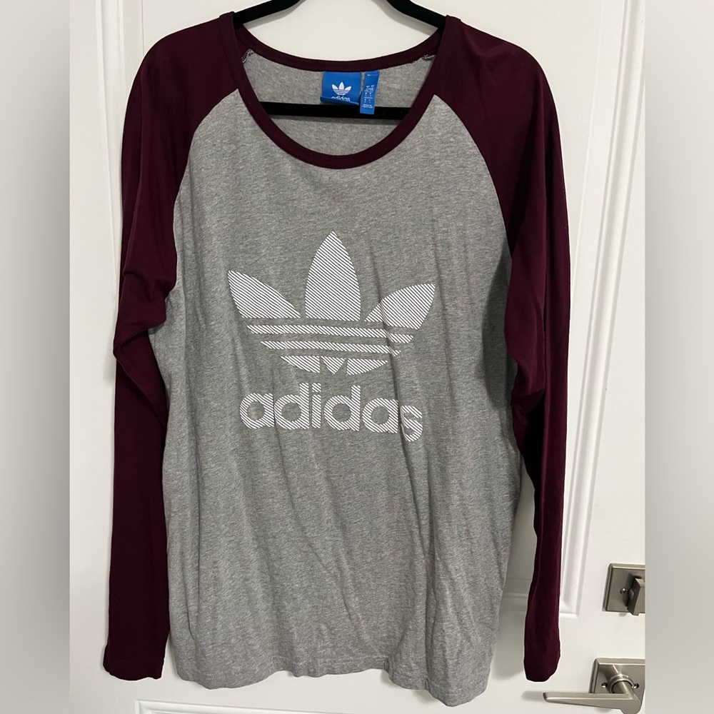 NWOT - Adidas Originals Logo Long Sleeve T Shirt - Size L